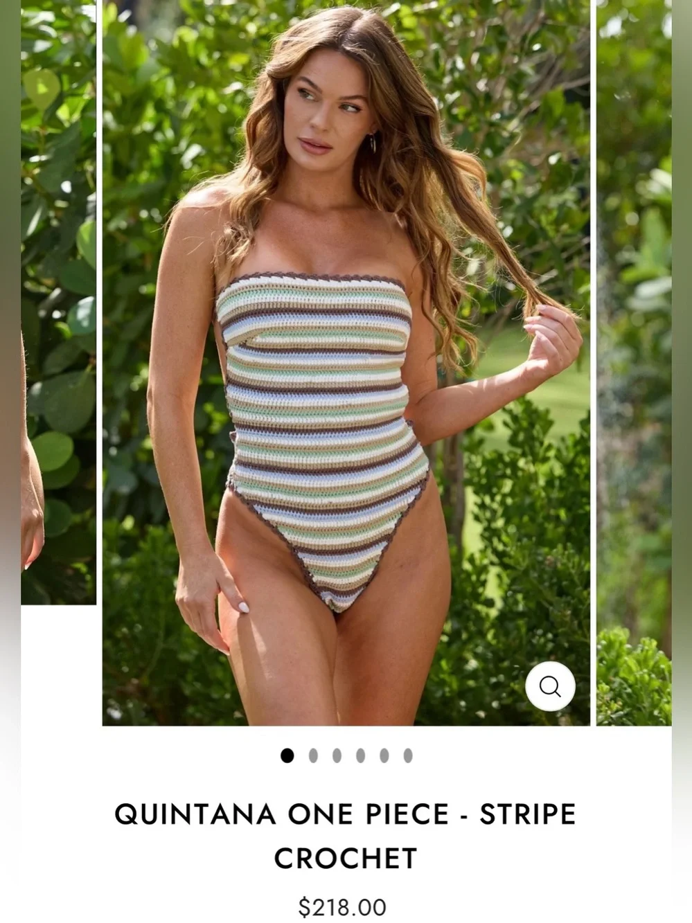 QUINTANA ONE PIECE - STRIPE CROCHET